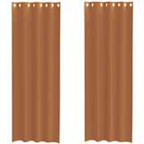 Voile zavjese s ušicama 2 kom terakota | shoptok.hr