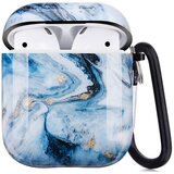 Venisymlis Trden ovitek za slušalke AirPods 1/2 z obeskom za ključe, ovitek, odporen na udarce, proti izgubi, (22102006) Cene