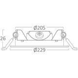 Braytron led ugradna panel lampa 18W cct BP01-91881 | ePonuda.com
