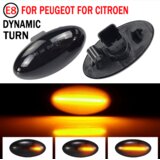  LED Dinamički migavci za Peugeot 206, 207, 307, 407, Zatamnjeni Cene