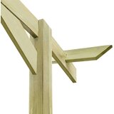 vidaXL Vrtna pergola impregnirana borovina 180x210x40 cm Cene