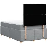  Krevet s oprugama i madracem svjetlosivi 120x190 cm od tkanine | shoptok.hr