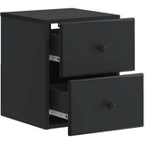 Stenski nočni omarici Črna 34,5 x 33 x 40 cm Inženirski les, (5000233471) | Shoptok.si
