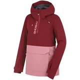 Husky Nabbi L burgundy/pink women's outdoor jacket