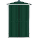  Vrtno spremište zeleno 116x45x175 cm od pocinčanog čelika | shoptok.hr
