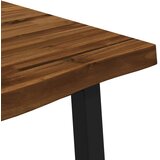  Stol za blagovanje s prirodnim rubom 140 x 90 x 75 cm Prirodna | shoptok.hr