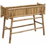  Vrtni saksija s držačem Prirodna 100 x 38 x 74 cm Bambus | Eponuda.ba