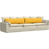 vidaXL jastučići za sofu 2 pcs svijetlo žuta 145 x 40 cm | shoptok.hr