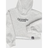 Sinsay Kratka hoodie majica s izvezenim natpisom i viskozom | shoptok.hr