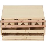  Gnijezdo za nesilice s 3 odjeljka 72x33x54 cm masivna borovina | shoptok.hr