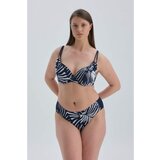Dagi Bikini Bottom - Navy blue - Striped Cene'.'