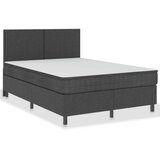 Maison Chic Posteljni Okvir - Dvoposteljna postelja boxspring sivo blago 140x200 cm, (22081082) | Shoptok.si