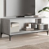 vidaXL TV omarica siva sonoma 102x40x41 cm inženirski les in jeklo Cene