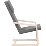  Stol za sproščanje temno sivo blago, (20597474) | Shoptok.si