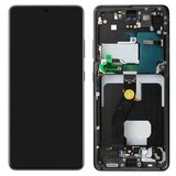 Samsung Originalni zaslon S21 Ultra: LCD steklo na dotik, servisni paket - crn, (21733347) Cene