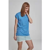 UC Ladies Women's T-shirt with extended shoulder horizontal blue