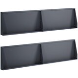 Zid za zadržavanje 4 kom. 80 x 12 x 40 cm Čelik Antracit | shoptok.hr