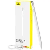 kapacitivna Stylus Writing LED olovka (aktivna/pasivna verzija + Type C na Type C kabel) 130 mAh bijela