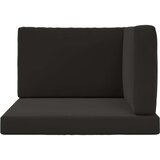  Zunanja blazina za kavč 3 pcs Črna Poliester, (5000202671) | Shoptok.si