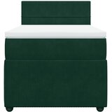 Box spring krevet s madracem tamnozeleni 80 x 200 cm baršunasti | shoptok.hr