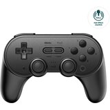 8BitDo Pro 2 brezžični igralni plošček s Hall Effect palicami črne barve | Shoptok.si
