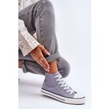 Boto Women's Classic High Top Sneakers Gray Remos | Shoptok.si