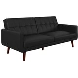 Støraa Crna sklopiva sofa od imitacije kože 200 cm Nola – | shoptok.hr