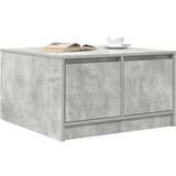 vidaXL stol za kavu s ladicama beton sivi 70,5x70x40 cm | shoptok.hr