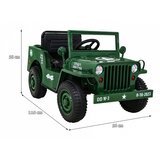  Auto na akumulator Retro Military 4x4 - zeleni | shoptok.hr