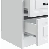  Noćni ormar 2 pcs Bijela 43 x 34,5 x 44,5 cm Konstruirano drvo | shoptok.hr
