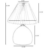 Opviq 8898-1 creamwalnut table lamp | ePonuda.com