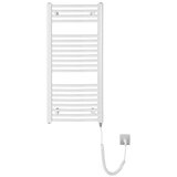 Aqualine električni kupatilski radijator orbit-e 300W 96x45 cm beo okrugli Cene