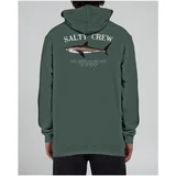 Salty Crew Bruce vintage zip fleece Zelena