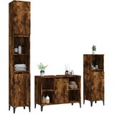  3-dijelni set kupaonskog namještaja boja hrasta drveni | shoptok.hr