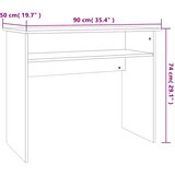  Radni stol boja hrasta sonome 90 x 50 x 74 cm konstruirano drvo | shoptok.hr