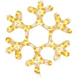  Figura božićne pahulje s 48 LED žarulja topla bijela 27 x 27 cm | shoptok.hr