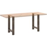  Noge za blagovaonski stol Prirodni čelik 2 kom 50 x (72-73) cm Čelik | Eponuda.ba