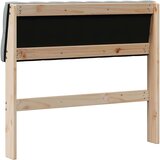 vidaXL Tapecirani uzglavlje Svijetlo siva 90 cm Čvrsto borovo drvo | shoptok.hr