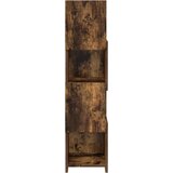  Kutni ormarić Dimljeni hrast 25,5x25x102cm Konstruirano drvo | shoptok.hr