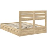  s od storage Sonoma hrast 160 x 200 cm Konstruirano drvo | shoptok.hr