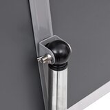  Stalak za plakate A3 s postoljem srebrni od aluminijske legure | shoptok.hr