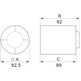 Vortice kopalniški aksialni cevni ventilator punto ghost mg 90/3,5 (11110) | Shoptok.si