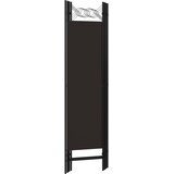 Sobna pregrada s 4 panela smeđa 160 x 180 cm | shoptok.hr