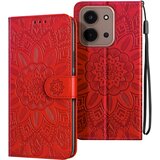 AVIZAR Denarnica etui za Redmi 15C z motivom mandale in držalom za kartice, Rdeča, (5000190101) | Shoptok.si