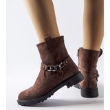 Gemre Brown eco-suede ankle boots Valente | shoptok.hr