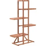 246432 Plant Stand Cedar Wood 86x36x139 cm