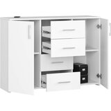 AKORD Komoda, 1 Polica, Bela, (5000332194) | Shoptok.si