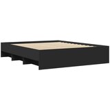  Okvir za krevet crni 160x200 cm konstruirano drvo | shoptok.hr