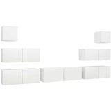  7-dijelni set TV ormarića bijeli od iverice | shoptok.hr