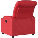  Električni naslanjač rdeče umetno usnje | Shoptok.si